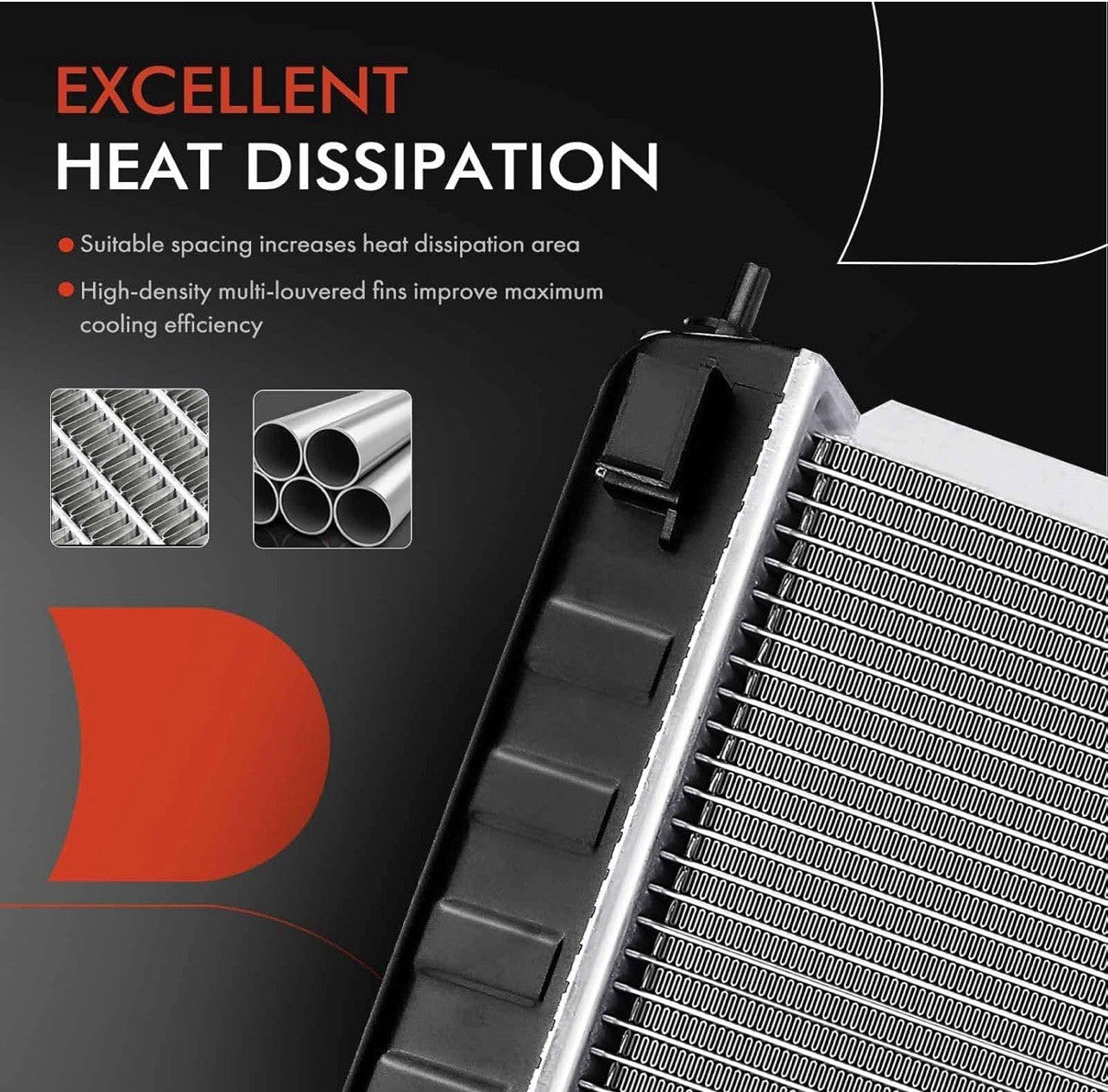 APremium Engine Coolant Radiator For Altima Maxima 2007-2018 Automatic 2.5L 3.5L