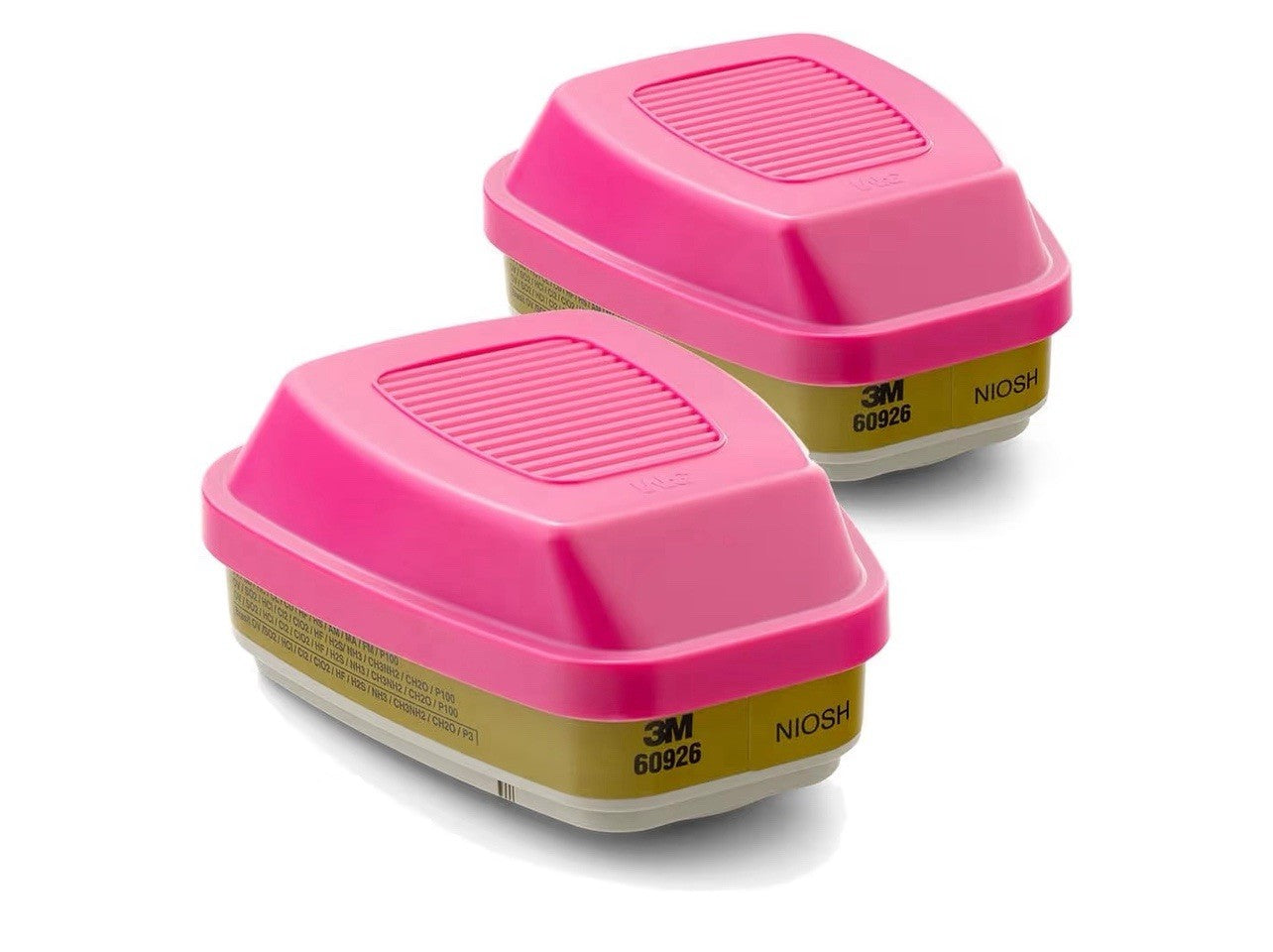 3M 60926 Multi Gas/Organic Vapor Cartridge/Filter P1OO 1 Pair EXP. Date 07/ 2029