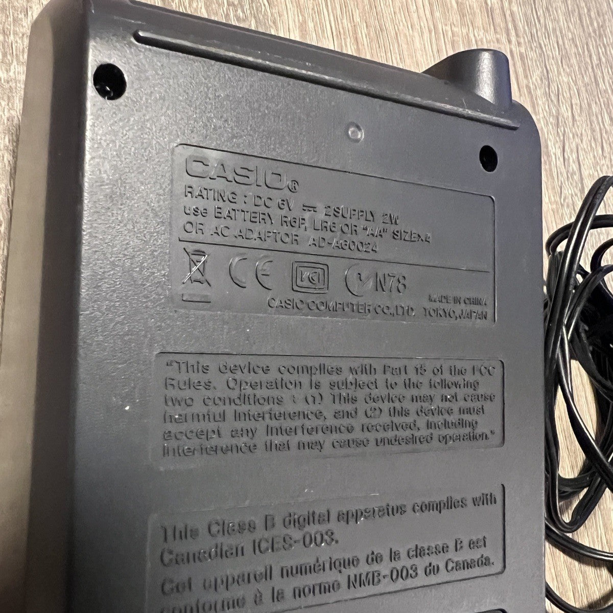 Casio 12 Digit HR-8TM Handheld Printing Calculator Taxes & Exchange Tested Works