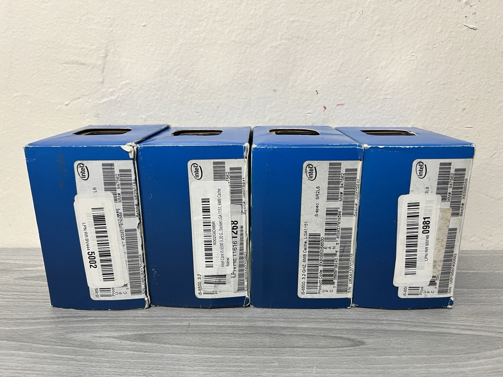 LOT OF 11 Intel Core CPUs Intel i5 6500, Celeron G3930, i7 4790