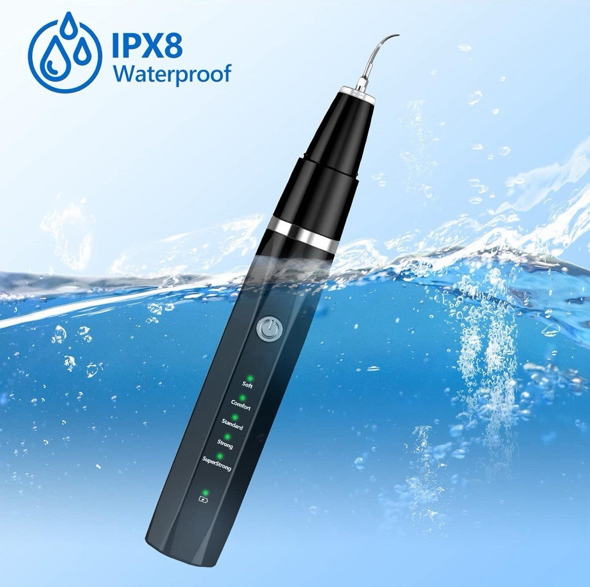 Sonic Electric Tooth Cleaner for Dogs - With Plaque Teeth Cleaning Kit