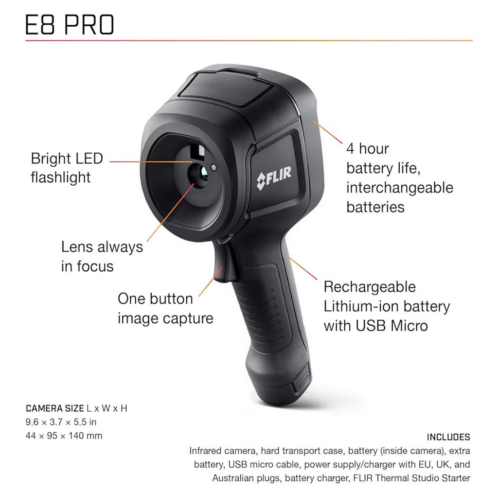 NEW FLIR E6 PRO Thermal Imaging Infrared Camera FLIR EX-Series (Sealed)