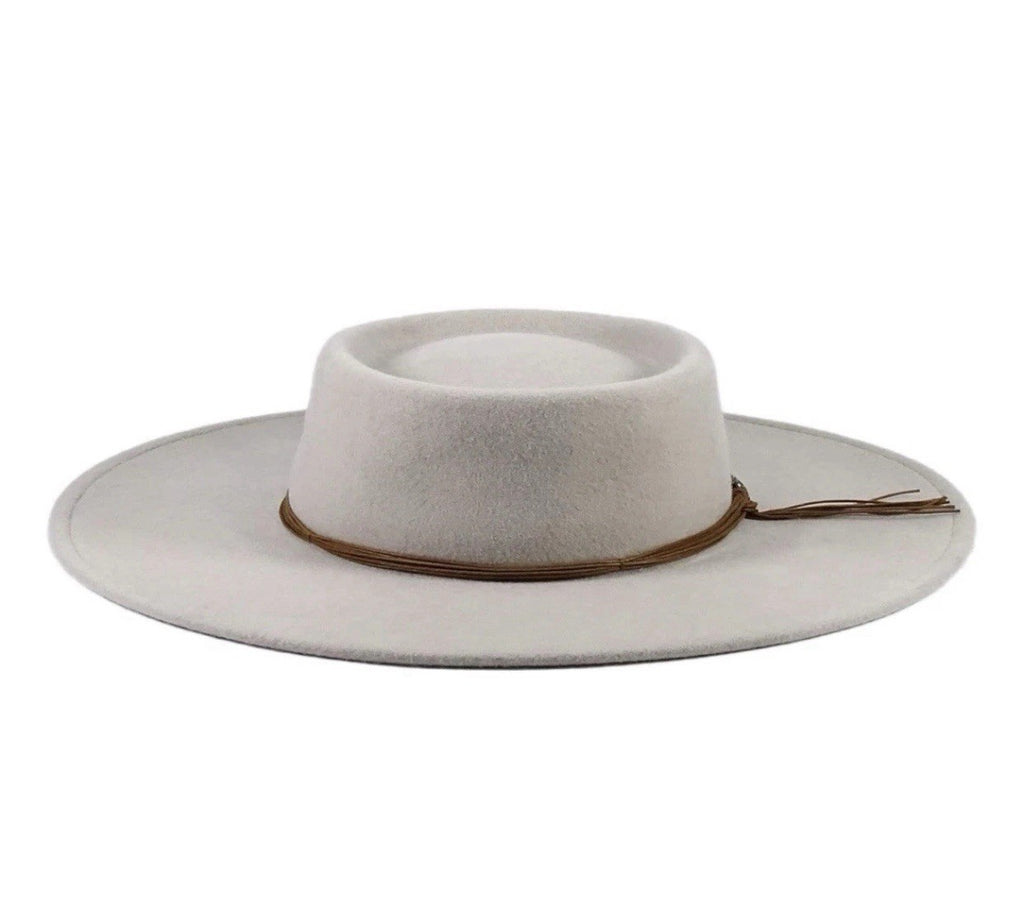 Silver Canyon Women’s Gambler Telescope Wool Felt Wide Brim Western Hat MEDIUM