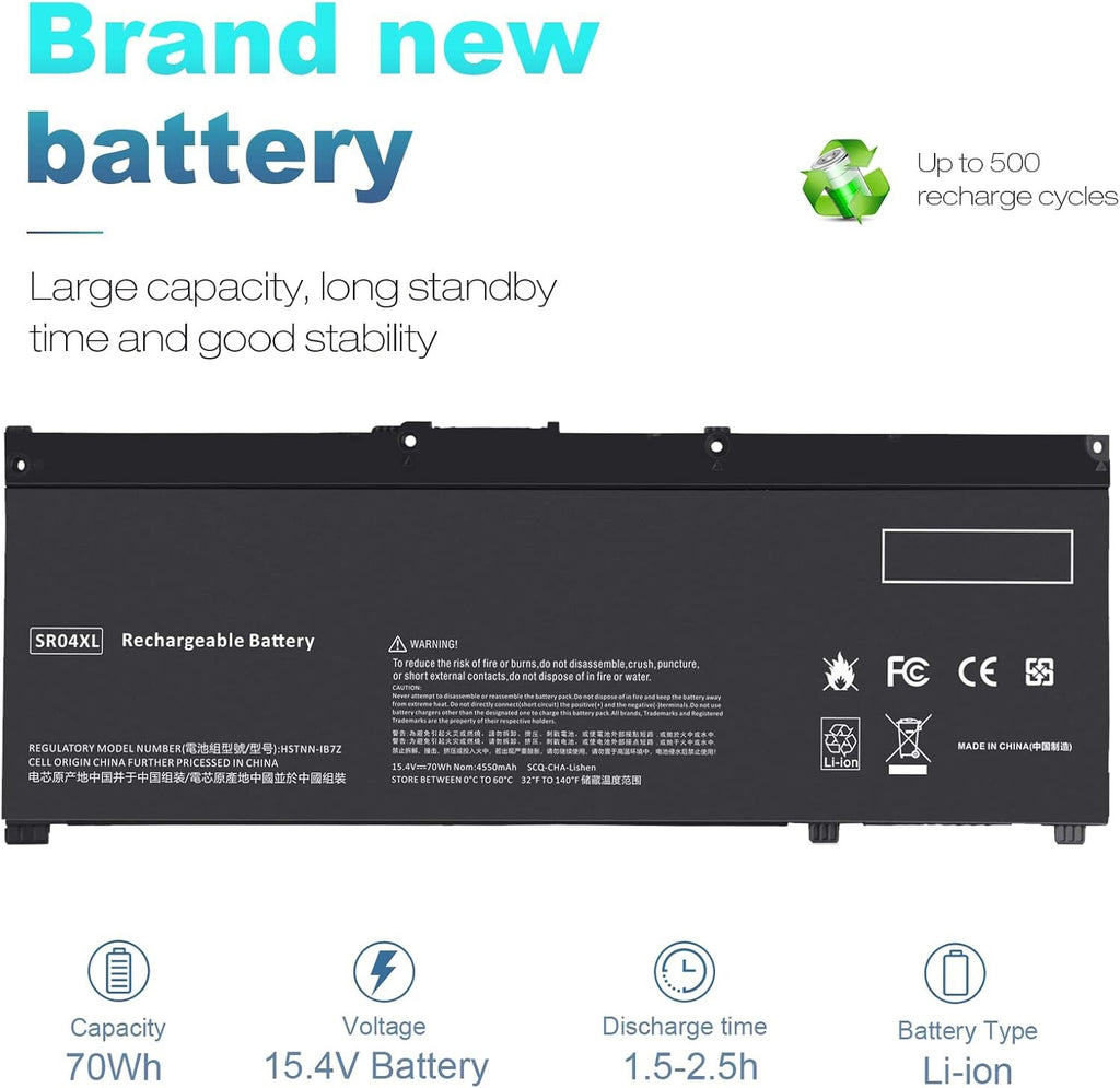 SR04XL Battery For HP Pavilion Laptop 15-CB000 Power 15-CB000 15-CE015DX