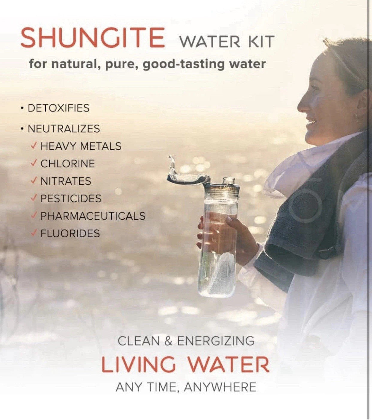 Modern ŌM Shungite Living Water Kit | Ready to Use Elite Shungite Stone Gravel