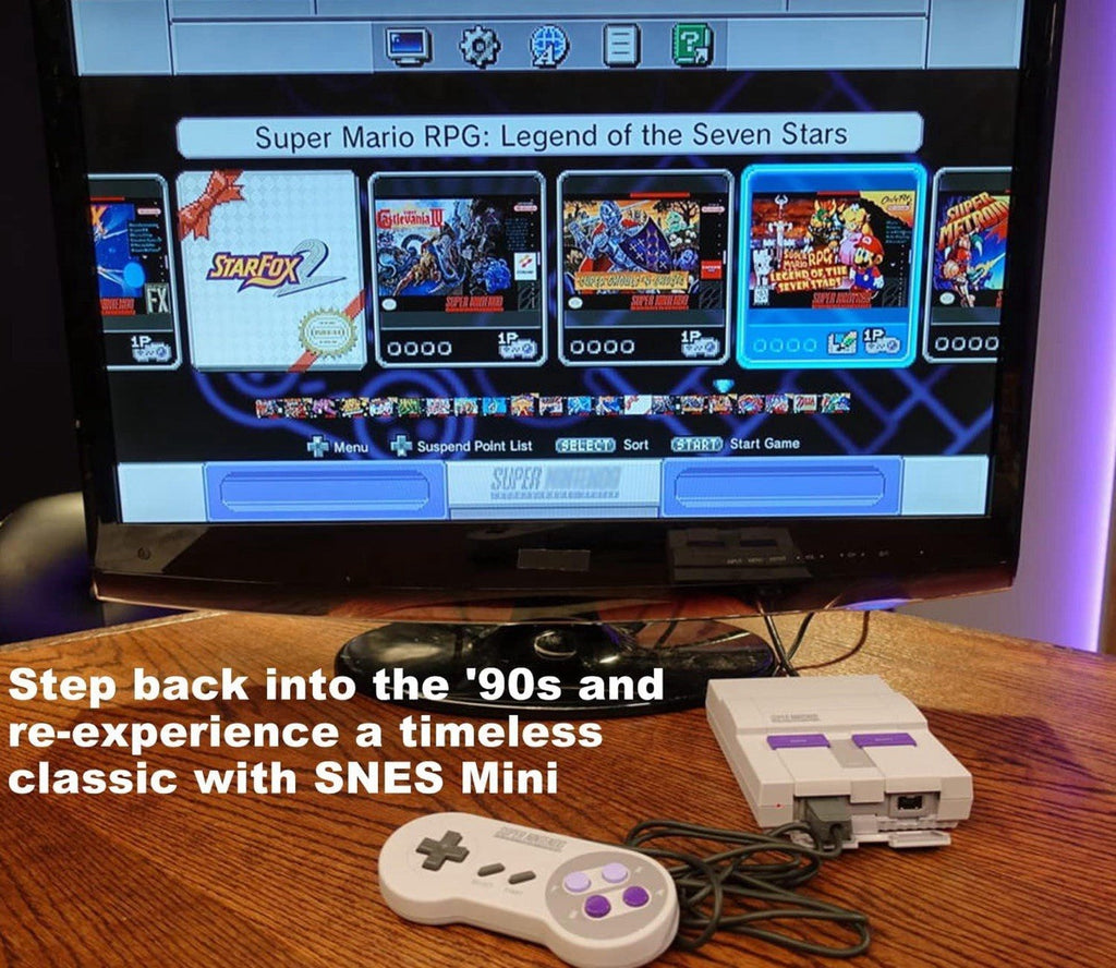 AUTHENTIC Super Classic Mini Entertainment System SNES Included 21 Games