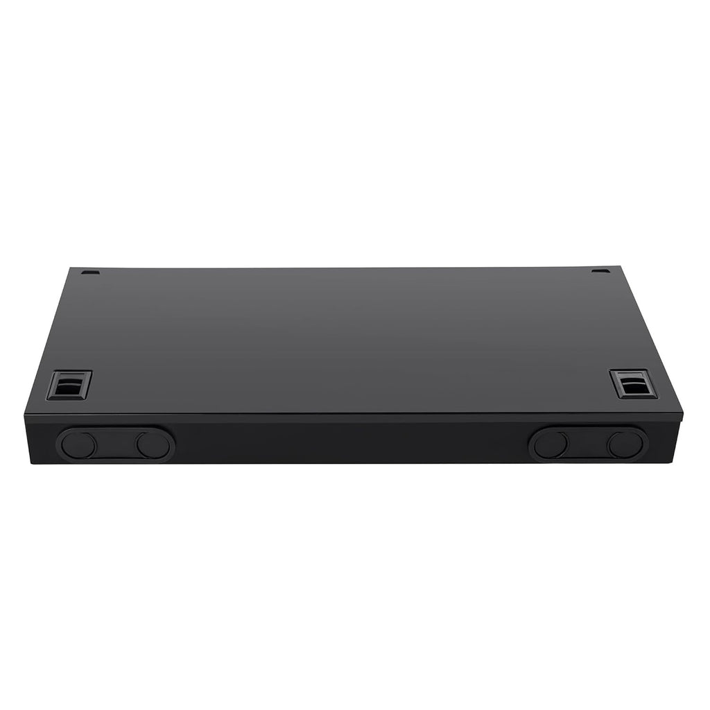 Fiber Enclosure Kit LC-UPC 12 Duplex 24 Port Fiber Enclosure Rack Mount Box