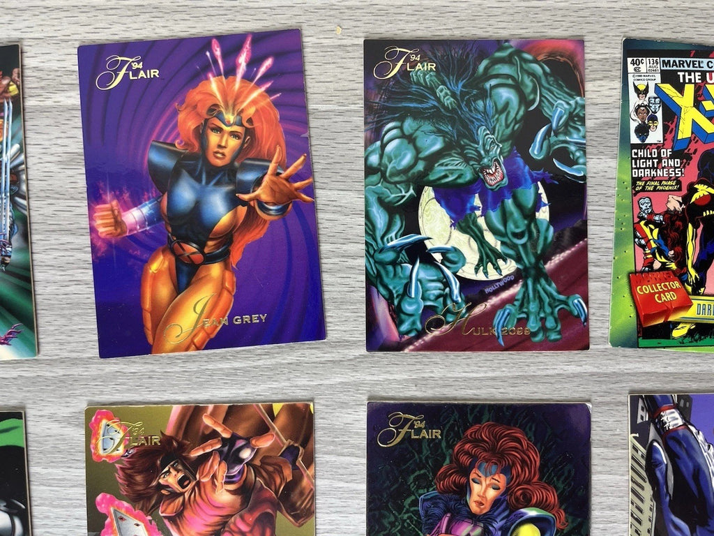1994 Flair Marvel Cards Rare Collectible Lot - 29 Cards