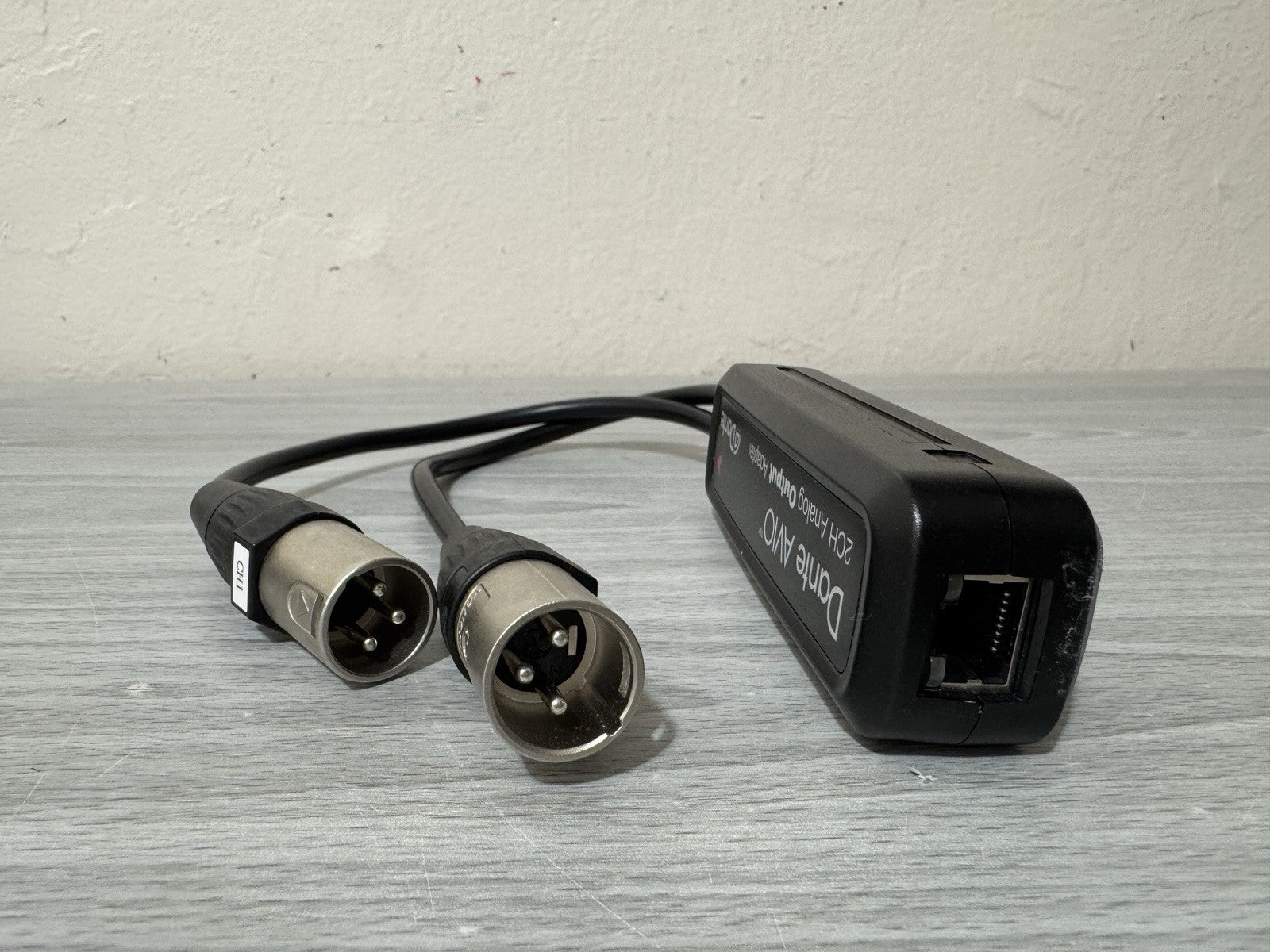 Audinate Dante AVIO 2CH 2-Channel XLR Analog Output Adapter ADP-DAI-AU-0X2