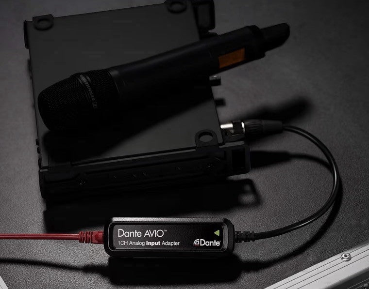 Audinate Dante AVIO 1CH 1-Channel Analog Input Adapter ADP-DAI-AU-1X0