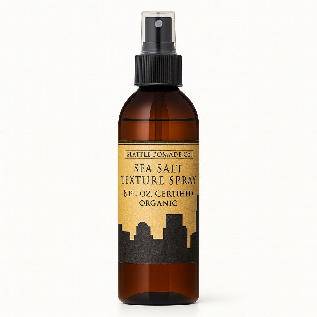 Natural Sea Salt Spray For Textured Hair 8 Fl.oz with Sea Salt USDA Organic