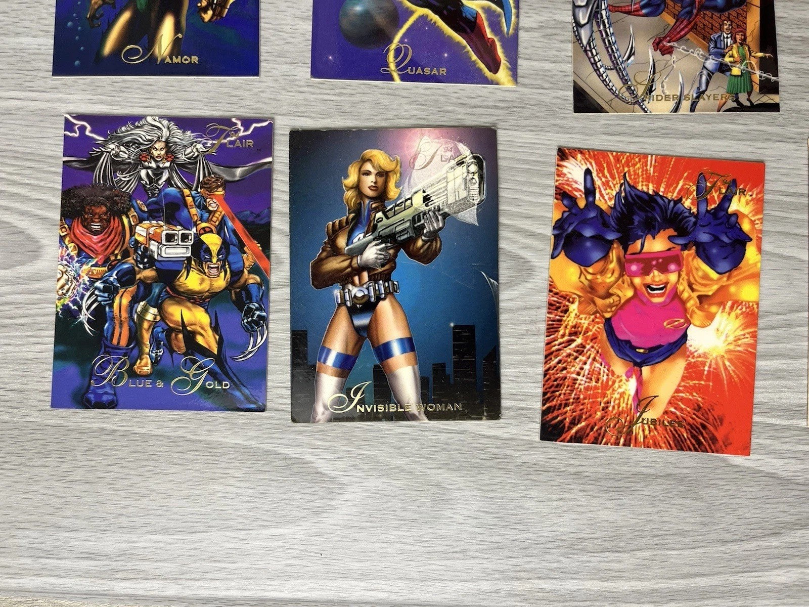 1994 Flair Marvel Cards Rare Collectible Lot - 29 Cards