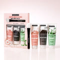 Exotic Blends Facial Mask 4 Piece Set - Peel-Off & Jelly Masks - Pore Cleansing