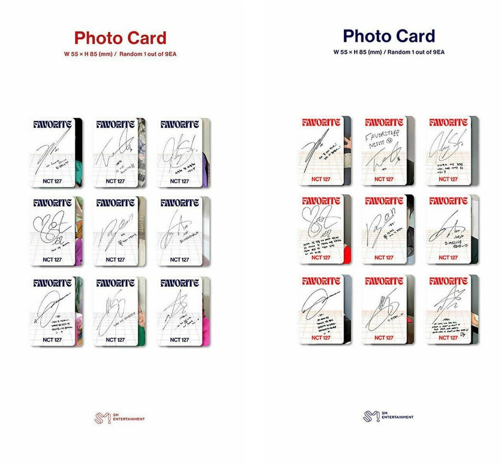 NCT 127 FAVORITE 3rd Repackage Album ( CATHARSIS + CLASSIC ) 2 Ver SET. 2ea CD