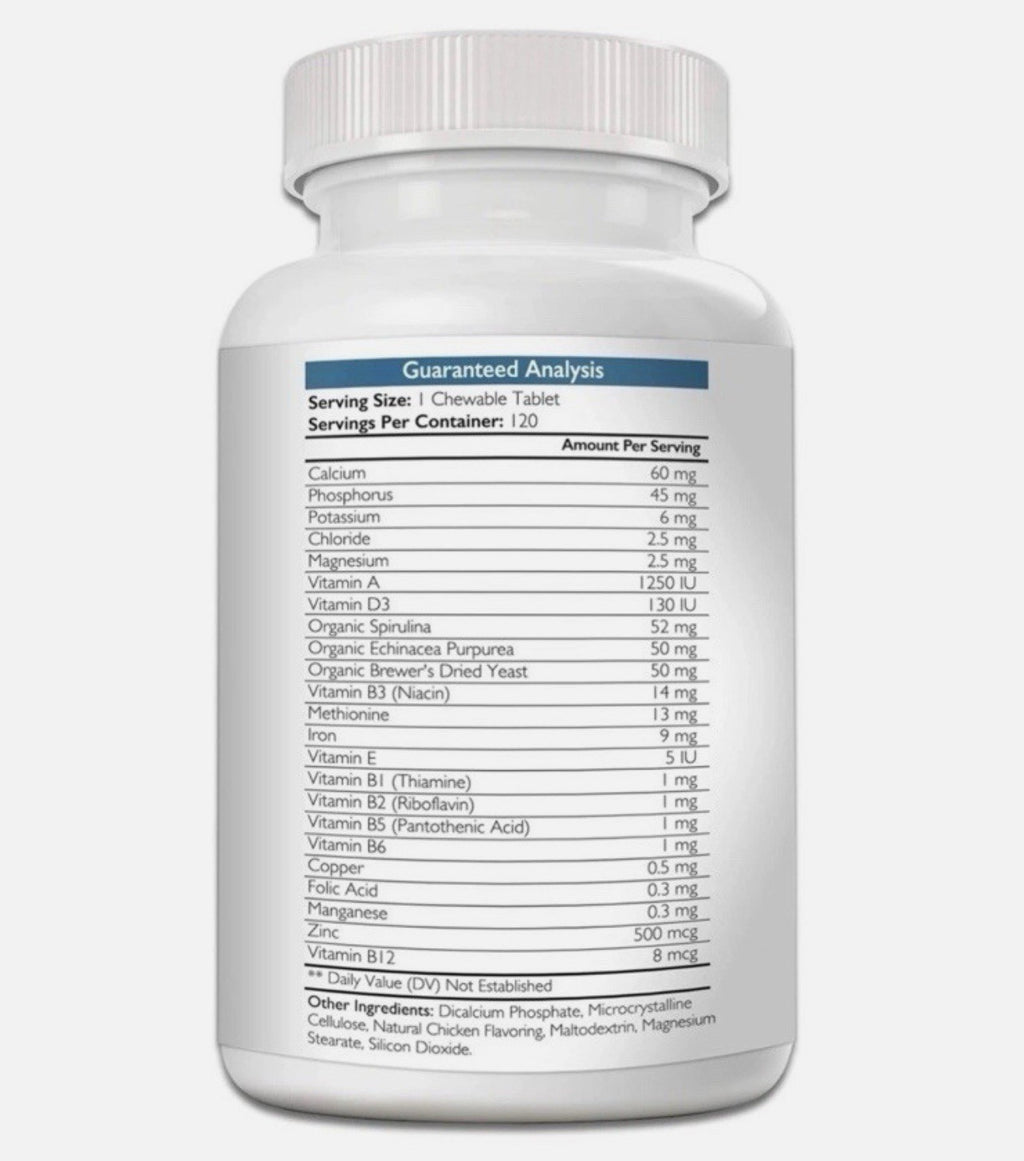 NUTRITION STRENGTH Blood Support for Dogs Iron 120 Tablets New/Sealed - 12/27