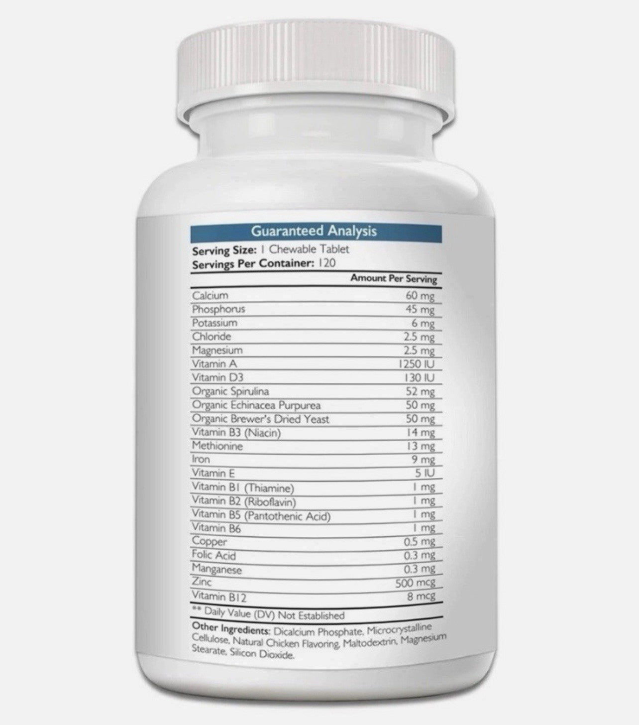 NUTRITION STRENGTH Blood Support for Dogs Iron 120 Tablets New/Sealed - 12/27