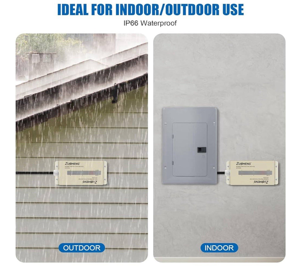 FS140 Whole House Surge Protector, 140,000 Amp Rating, IP66 Waterproof for Indoo