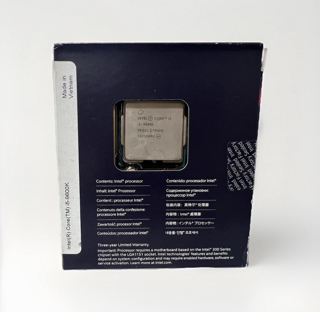 Intel Core i5 9600K - 3.70 GHz Hexa-Core Processor