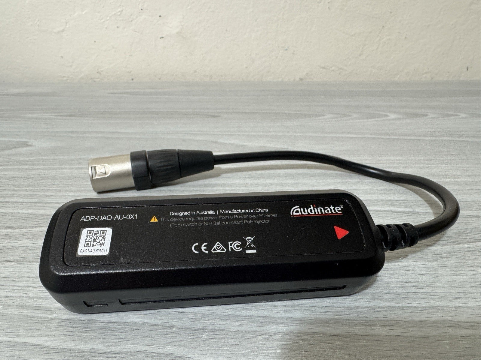 Dante AVIO 1CH 1-Channel Analog Output Adapter ADP-DAO-AU-0X1