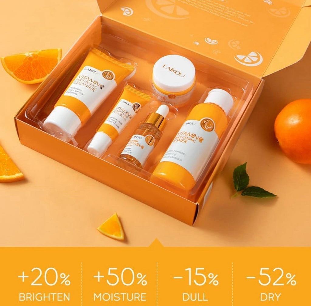 Anti-Aging & Brightening Skin Care - Vitamin C SET 5 in 1 NEW
