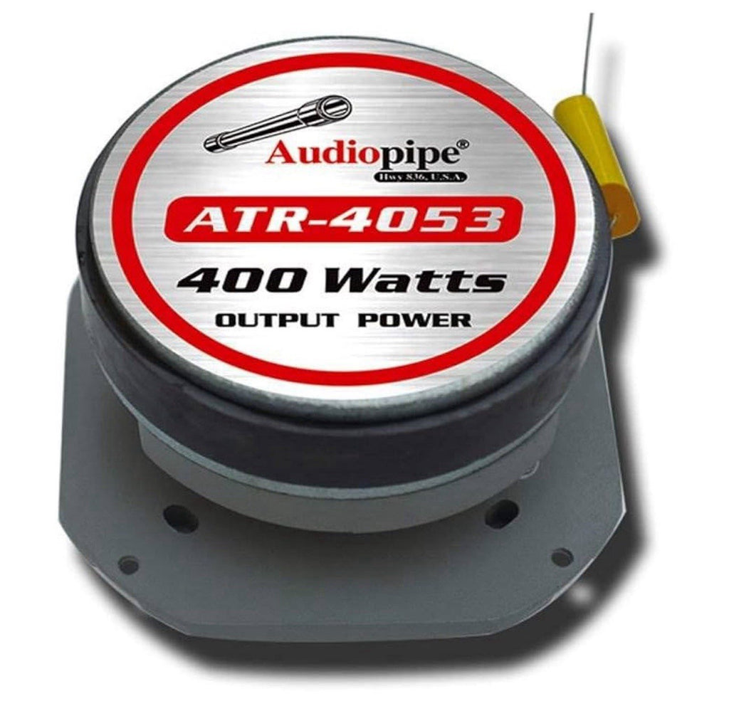 Aluminum Tweeter 4" 400 Watts Car Stereo Bullet Diamond Chrome ATR-4053 - 1 Pack