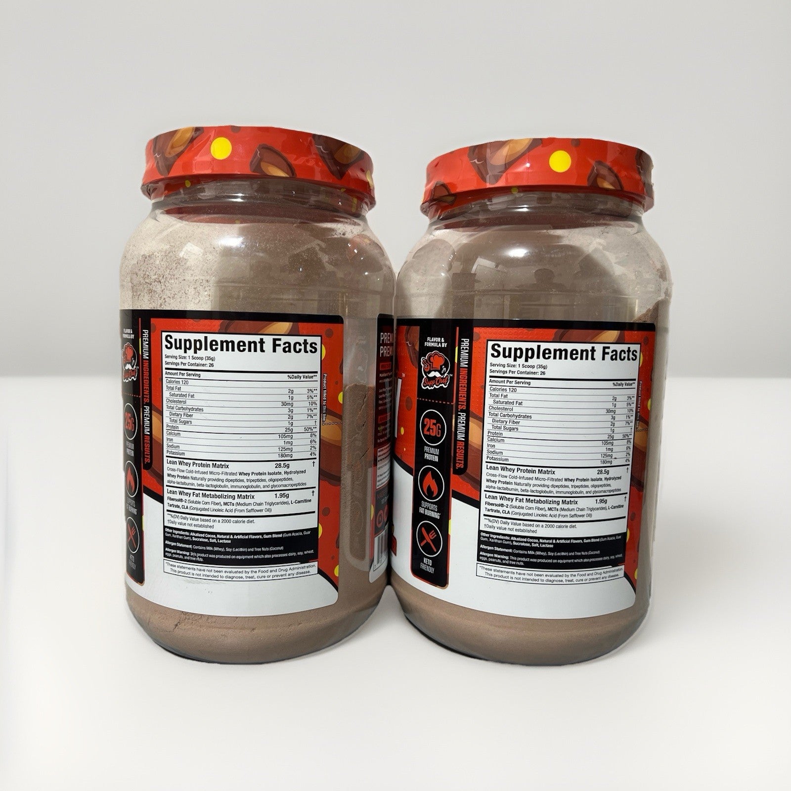 Lean Whey, Iso-Hydro, Chocolate Peanut Butter, LOT OF 2 (4lbs Total)