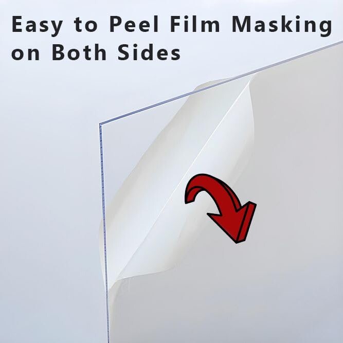 Spectra Glass Clear Polycarbonate Window Glass Replacement 24”x48”