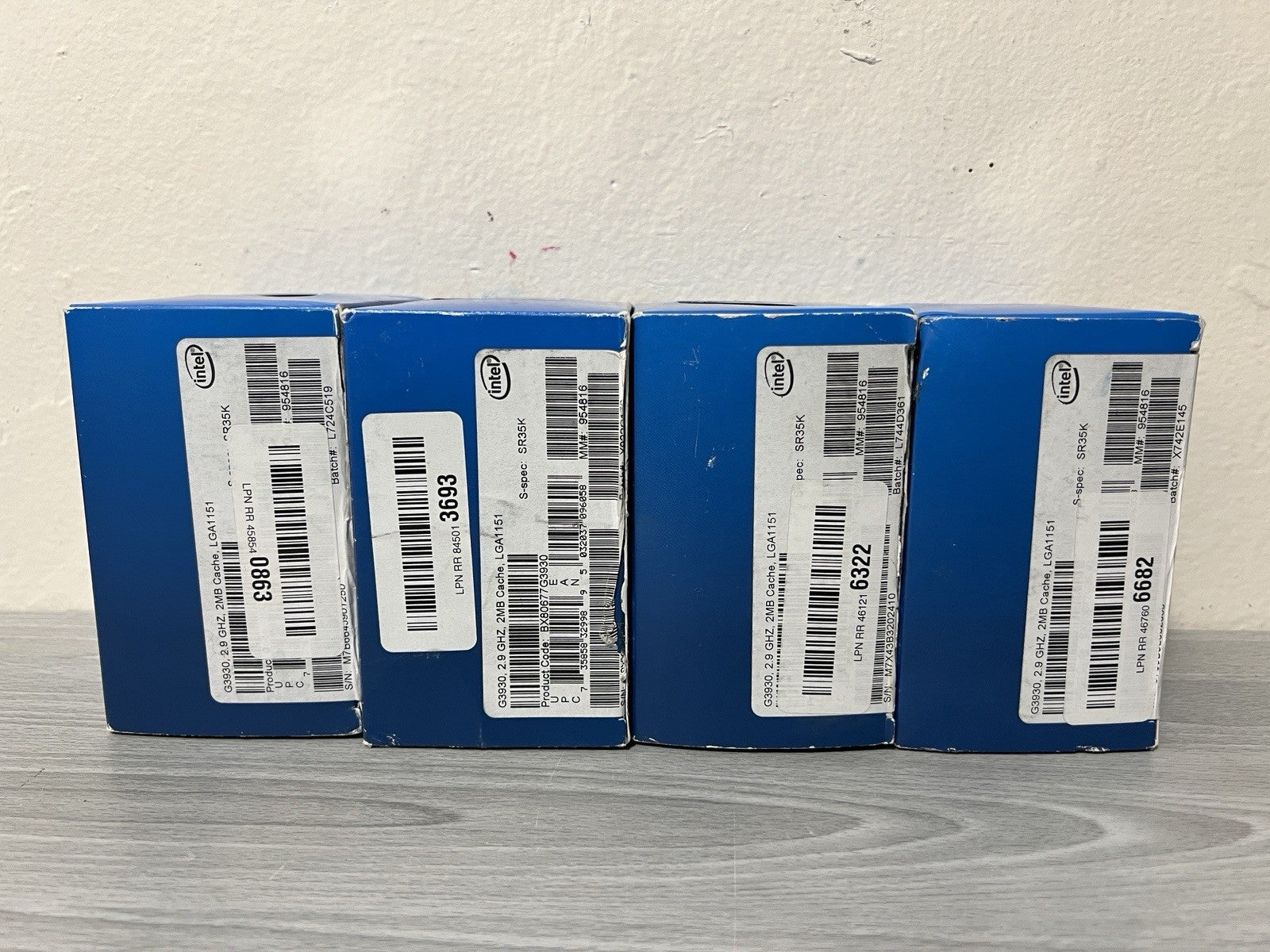 LOT OF 11 Intel Core CPUs Intel i5 6500, Celeron G3930, i7 4790