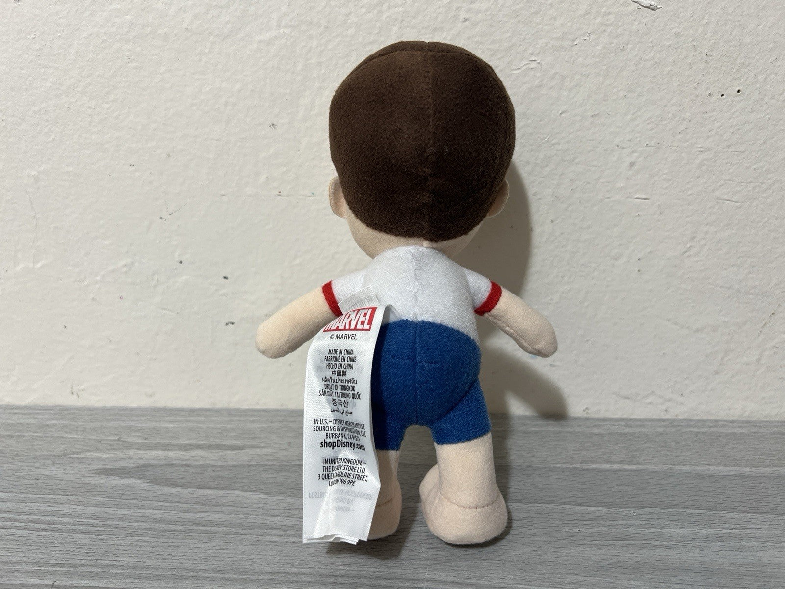 Disney Marvel Nuimos Peter Parker SPIDER-MAN Plush Doll Retired HTF 7” Poseable