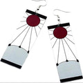 Demon Slayer Tanjiro Earrings - Kimetsu No Yaiba Hanafuda Earrings - BRAND NEW