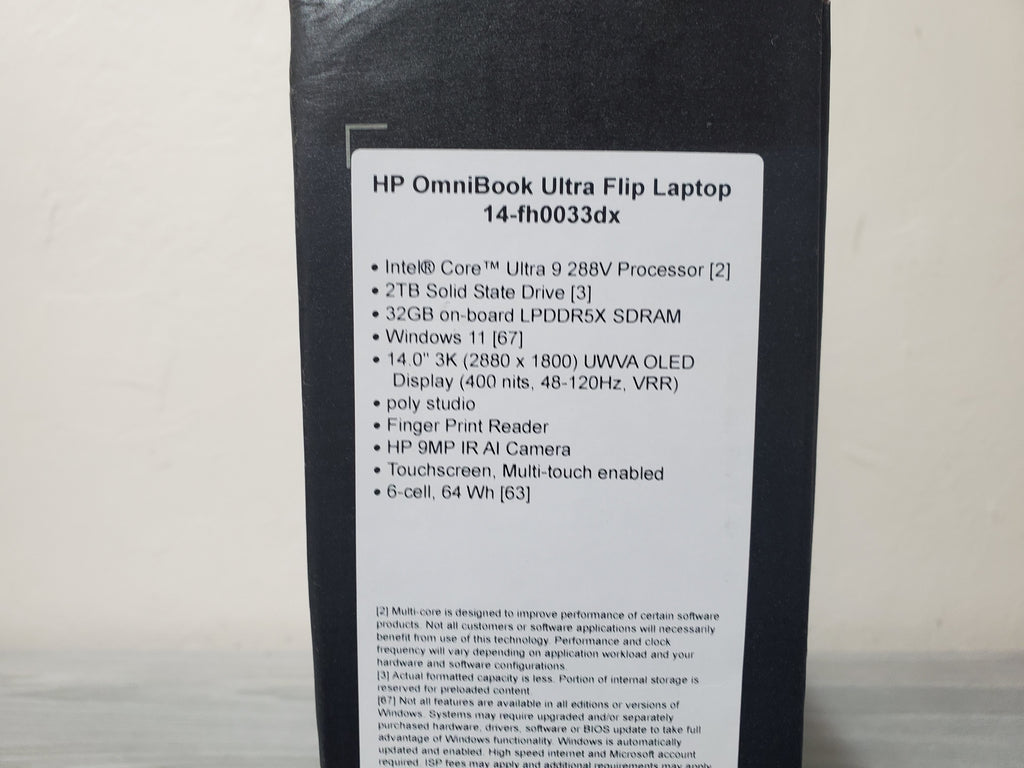 HP HP OmniBook Ultra Flip 14" Intel Core Ultra 9 |32GB |2TB