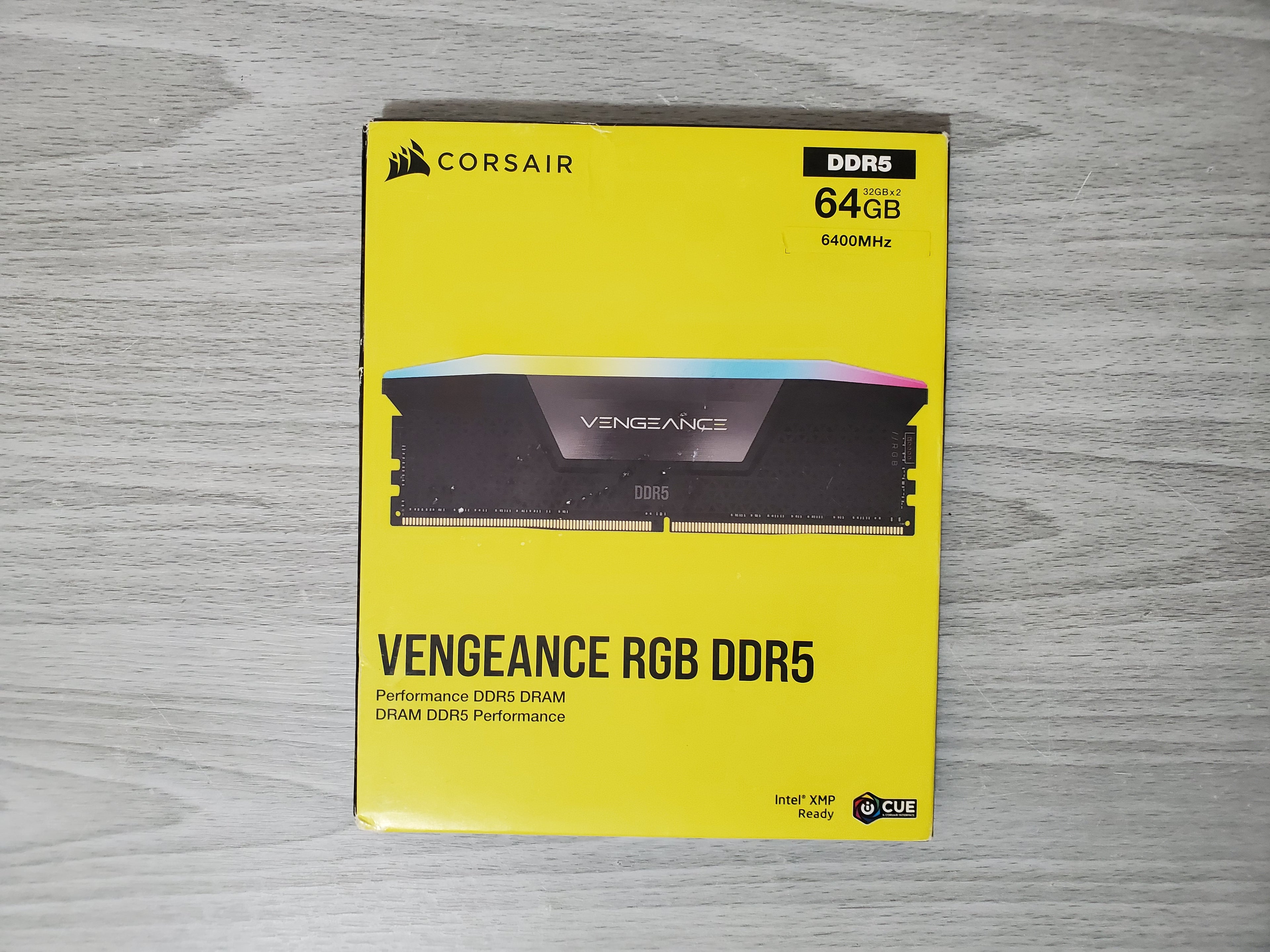 Corsair Vengeance RGB DDR5 64GB 6400MHz DRAM Kit NEW SEALED