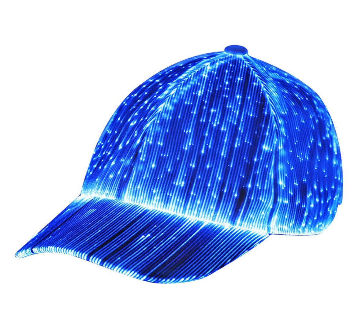 AMIMA Glowing Cap LED Hat With 7 Colors Luminous Glowing Hat For Concert & Rave