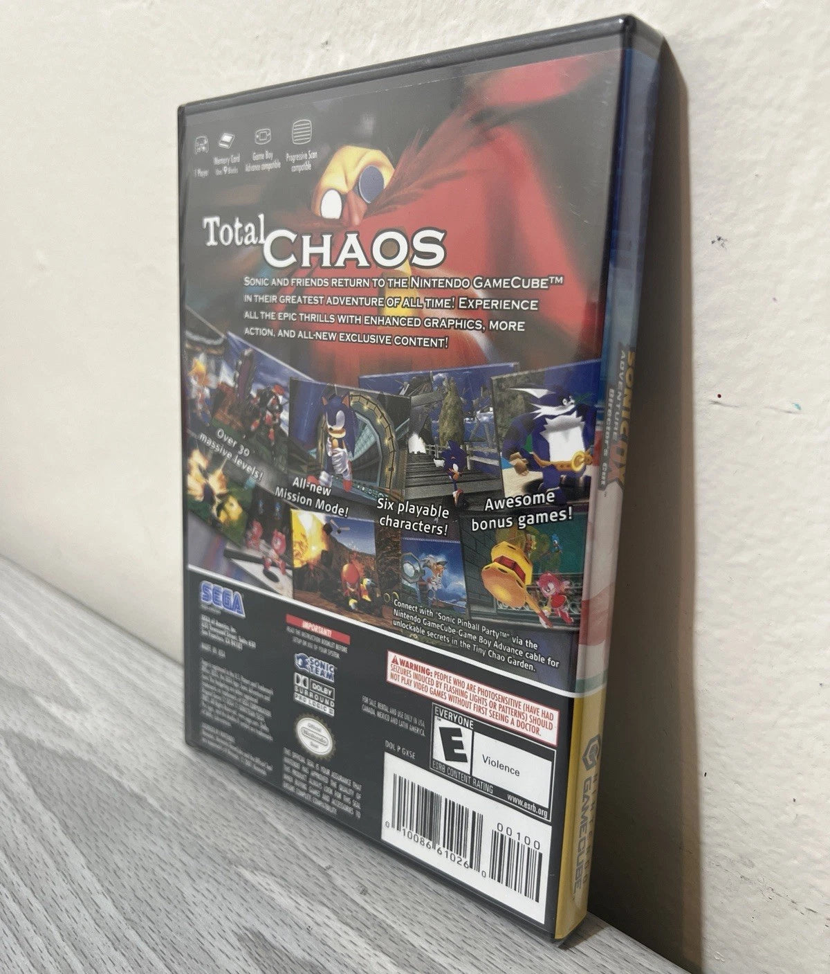 NEW SEALED Sonic Adventure DX: Director's Cut (Nintendo GameCube, 2003) CIB