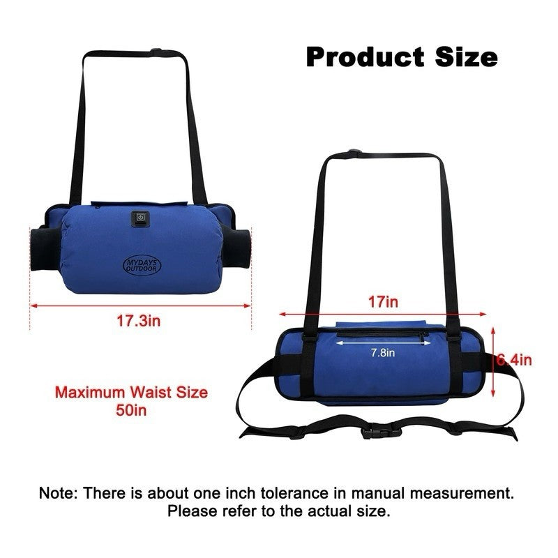 Mydays Heated Hand Warmer Pouch, Electric Heated Hand Muff with 3 Heat Modes