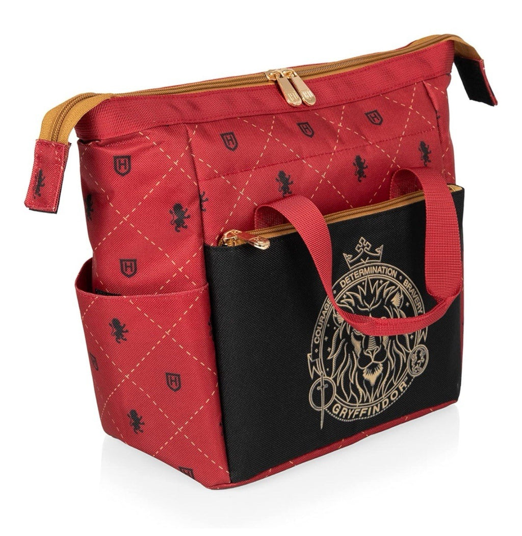 Harry Potter Gryffindor Insulated Lunch Cooler, Hogwarts Lunch Box Carry Bag