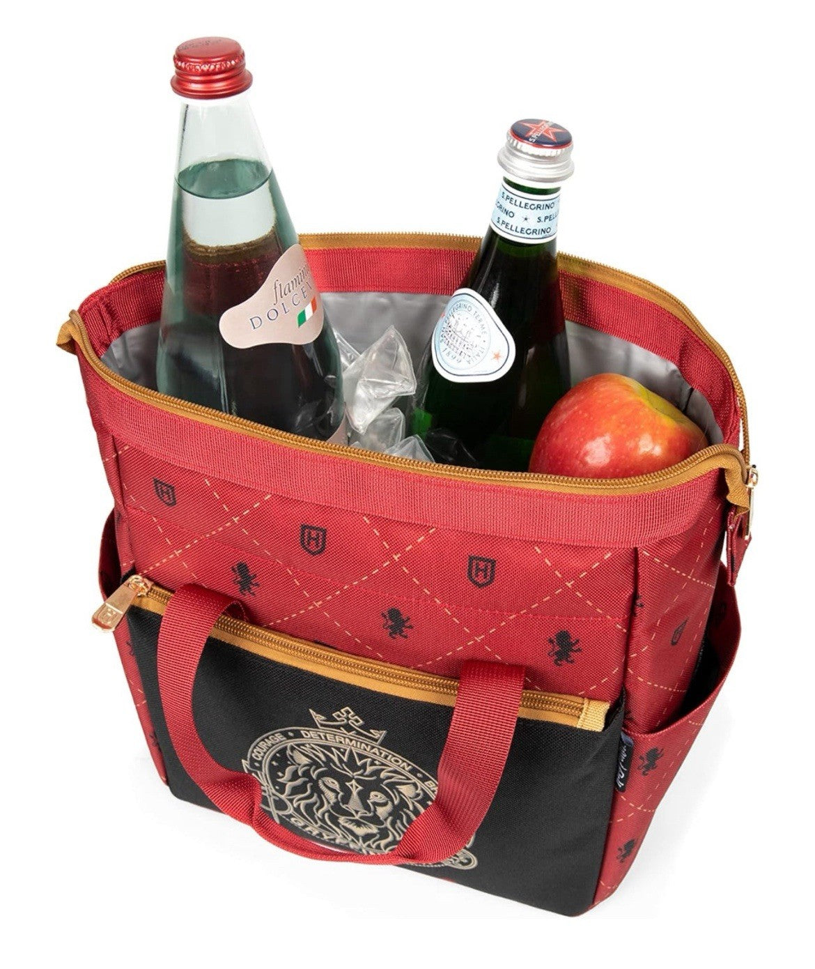 Harry Potter Gryffindor Insulated Lunch Cooler, Hogwarts Lunch Box Carry Bag