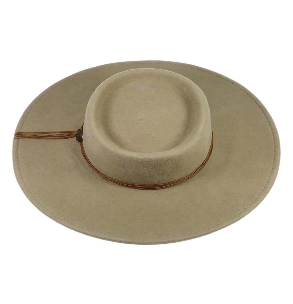 Silver Canyon Women’s Gambler Telescope Wool Premium Western Hat - SIZE M