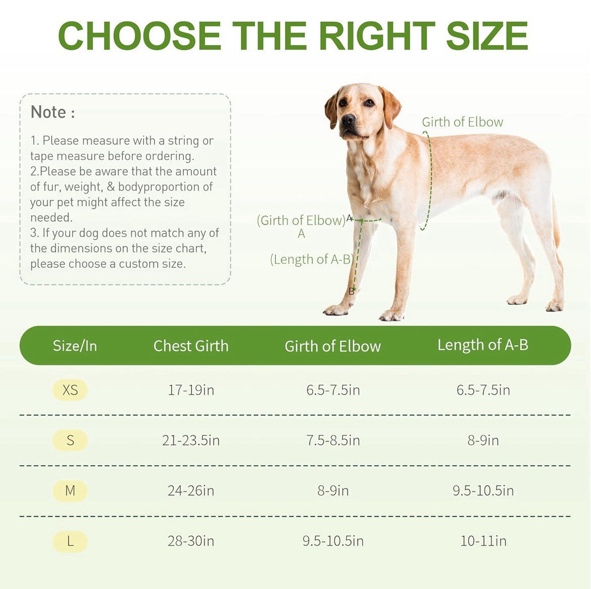 Front Right Leg Dog Surgery Recovery Leg Brace Sleeve To Prevent Licking Size XS