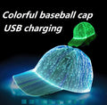 AMIMA Glowing Cap LED Hat With 7 Colors Luminous Glowing Hat For Concert & Rave