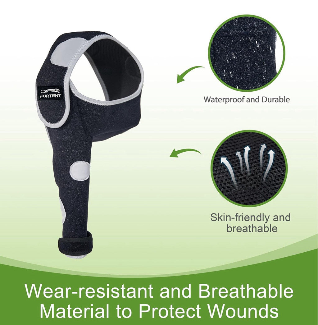 Front Right Leg Dog Surgery Recovery Leg Brace Sleeve To Prevent Licking Size XS