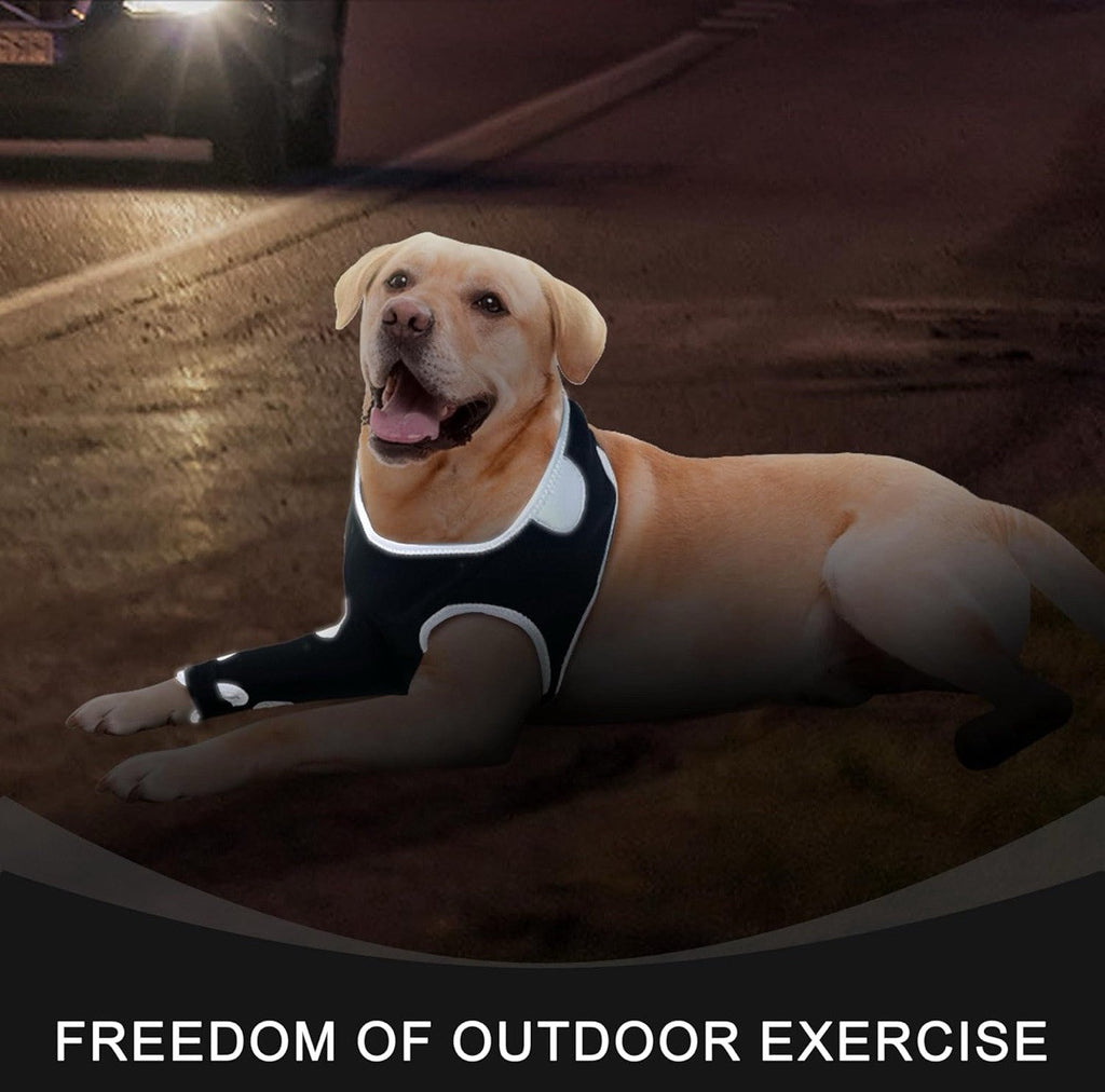 Front Right Leg Dog Surgery Recovery Leg Brace Sleeve To Prevent Licking Size XS