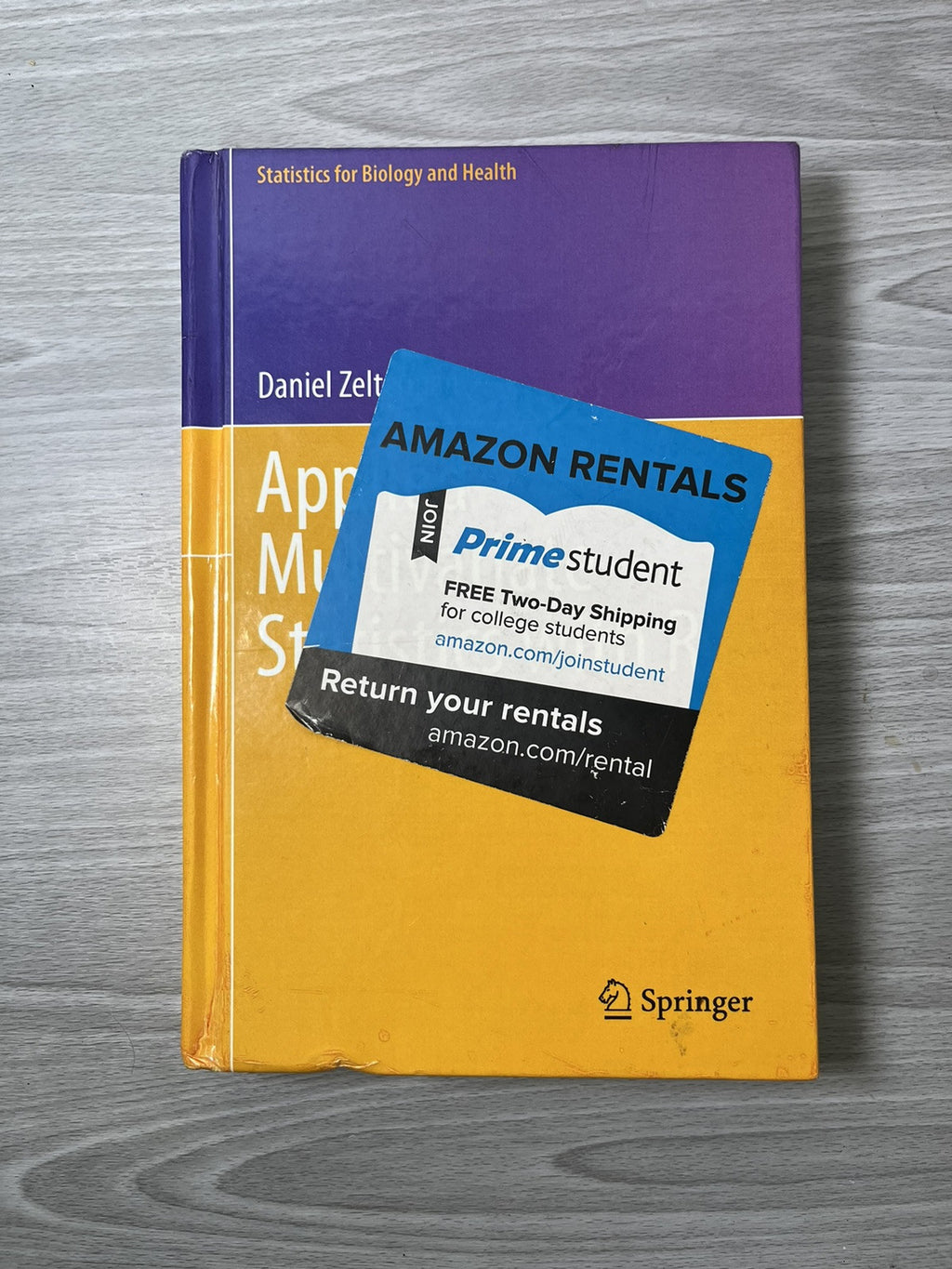 Applied Multivariate Statistics With R (statistics For Biology And Health) Used